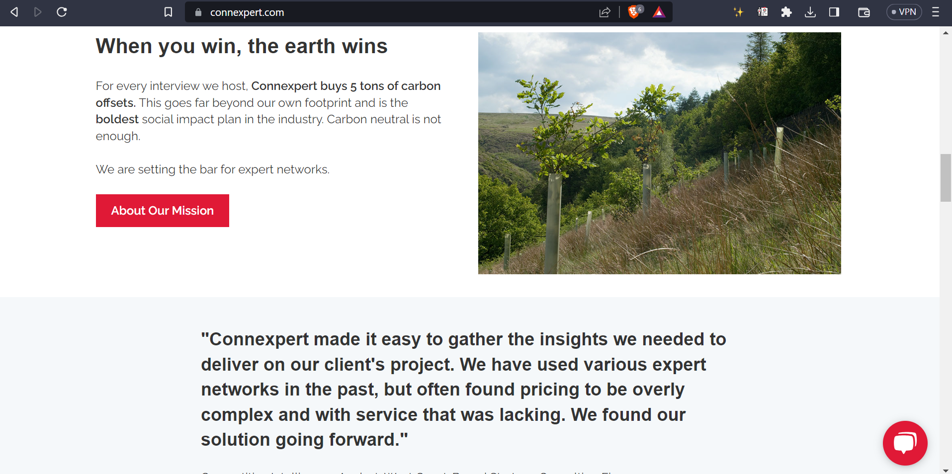 Connexpert site screenshot 3