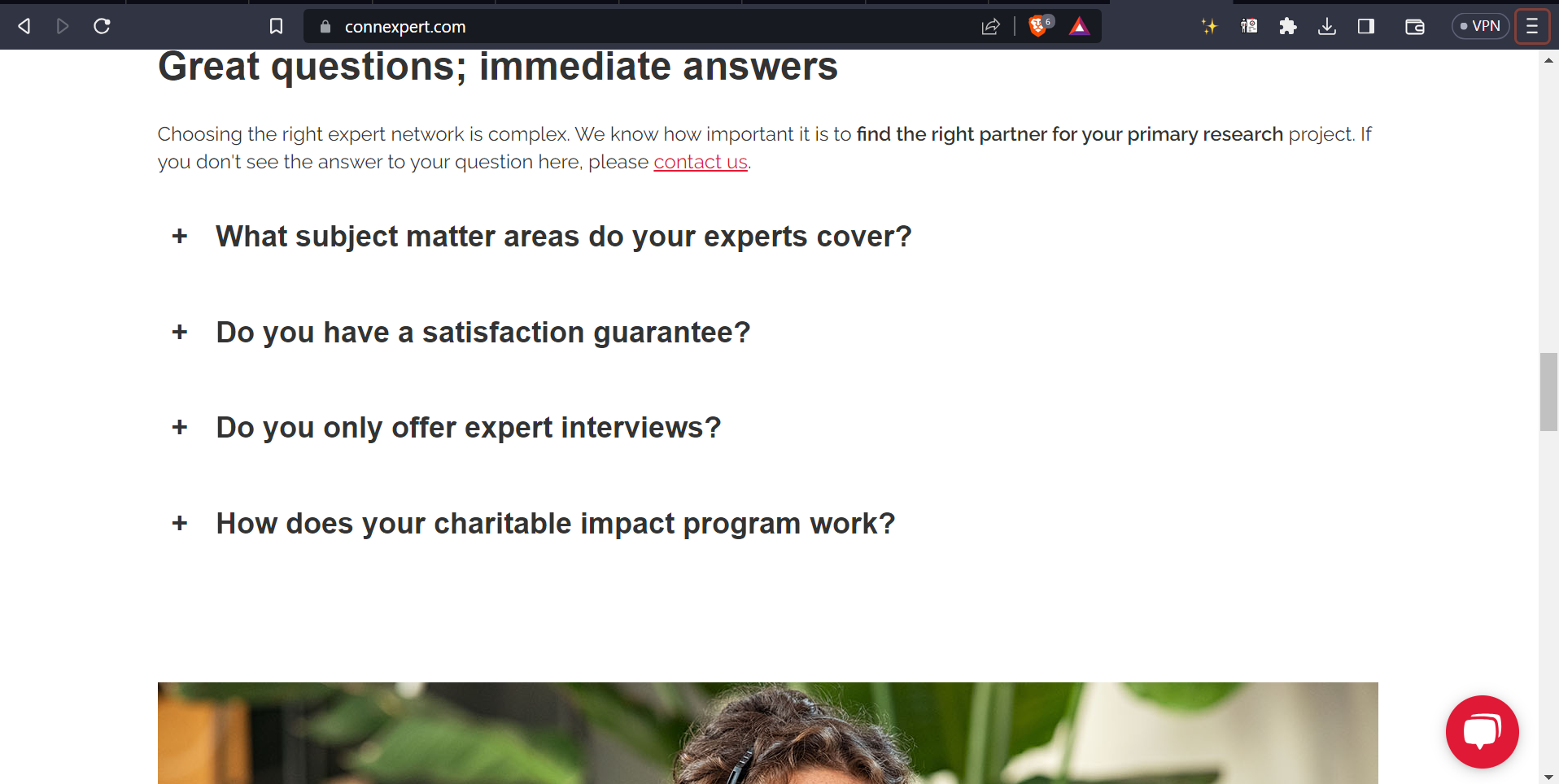 Connexpert site screenshot 4