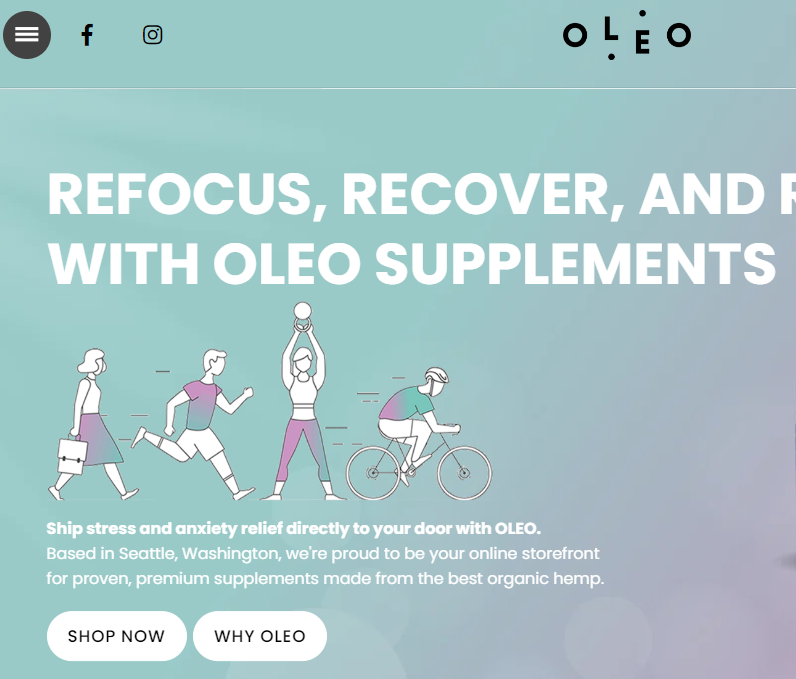 OLEO mobile view